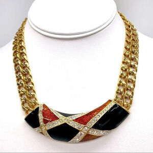 Daniel Swarovski DS Co Vintage Crystal Necklace